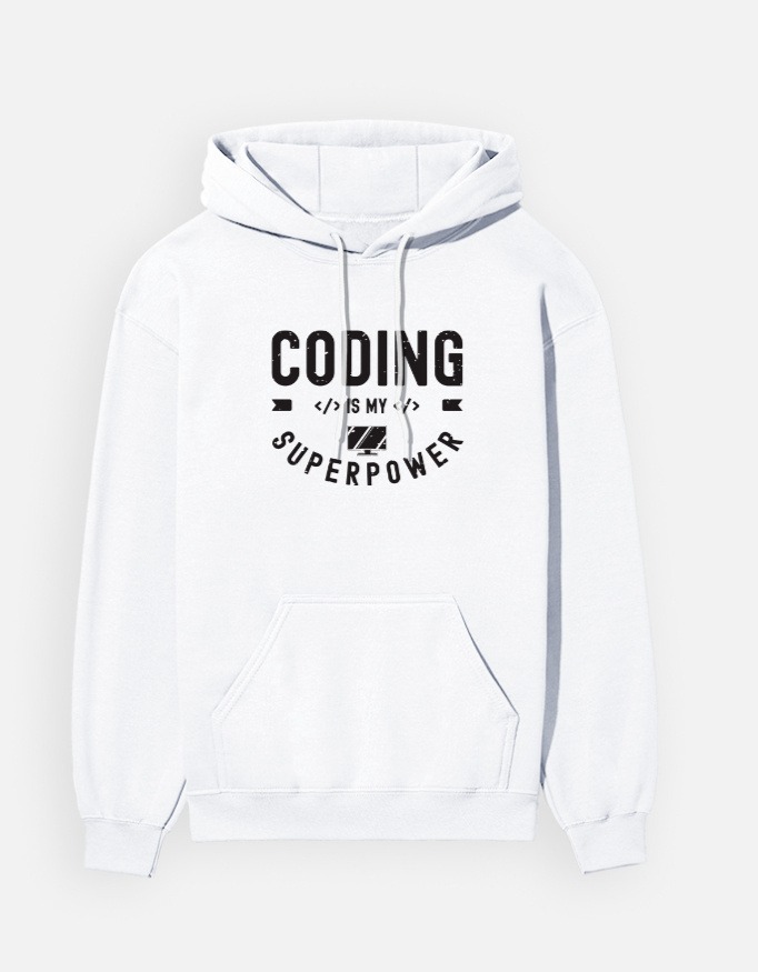 CODEING SUPERPOWER - Unisex Hoodie - Image 2