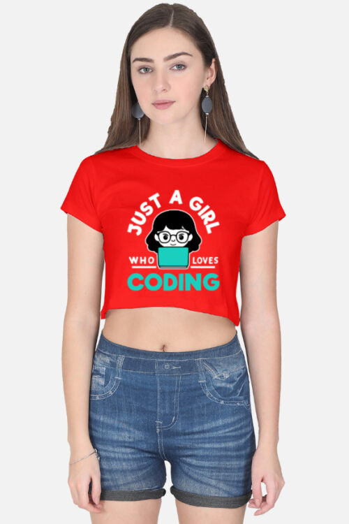 CODING GIRL  – Crop Top