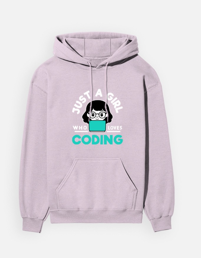 CODING GIRL - Unisex Hoodie - Image 3