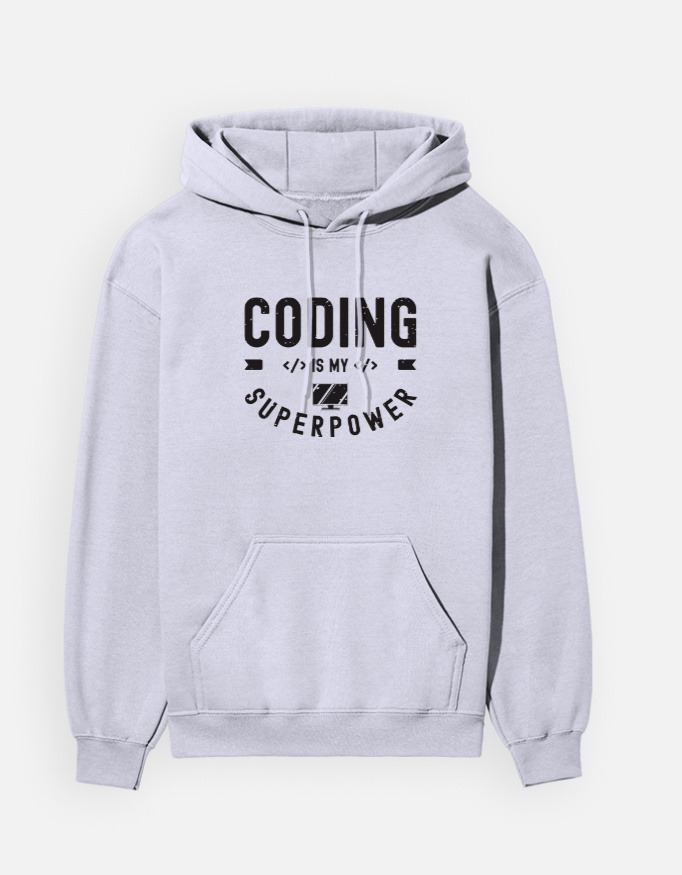 CODEING SUPERPOWER - Unisex Hoodie - Image 4